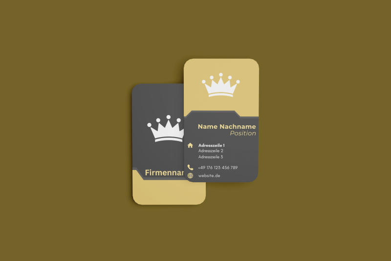 Valued Venture Hochformat (Visitenkarten)